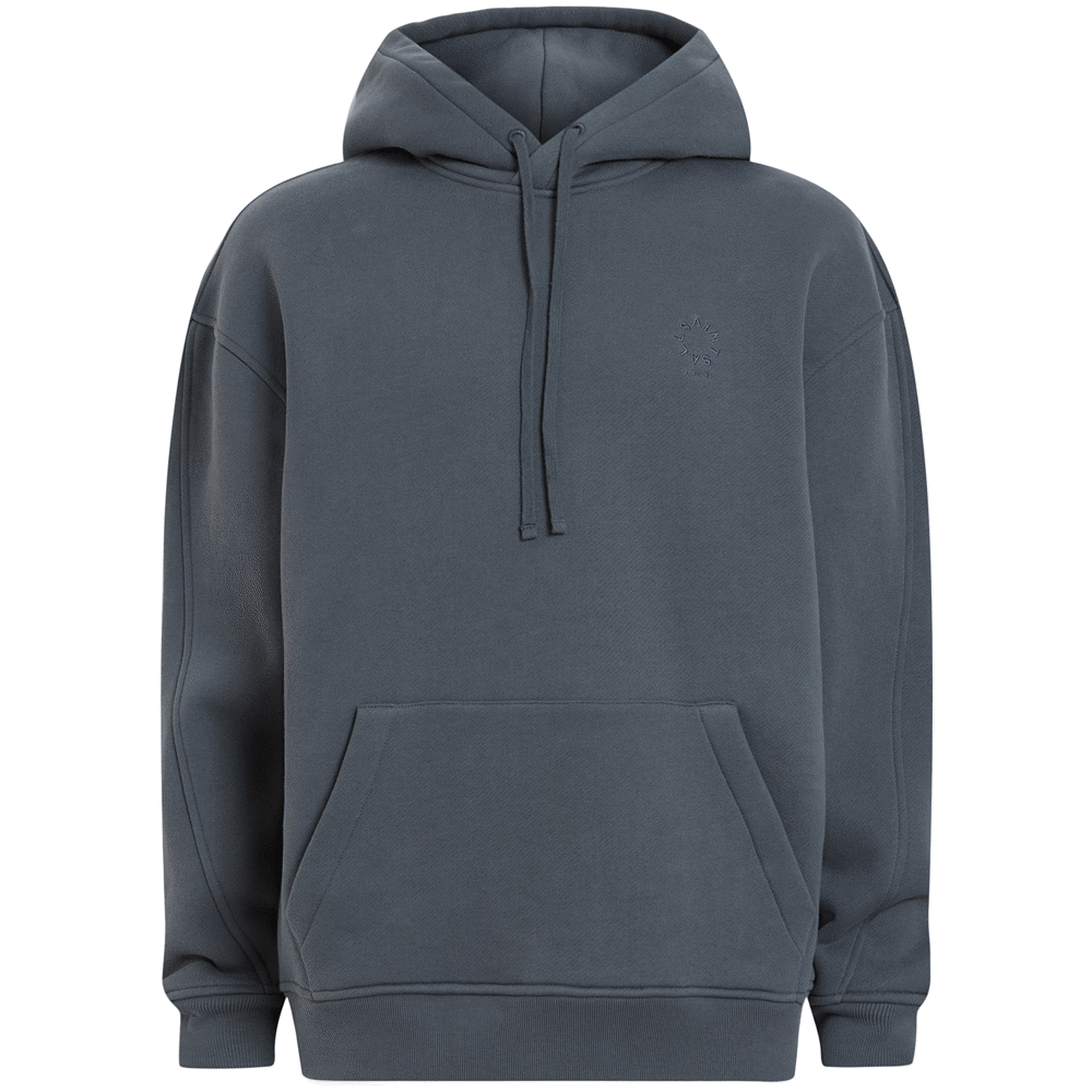 AllSaints Haven Embroidered Logo Oversized Hoodie